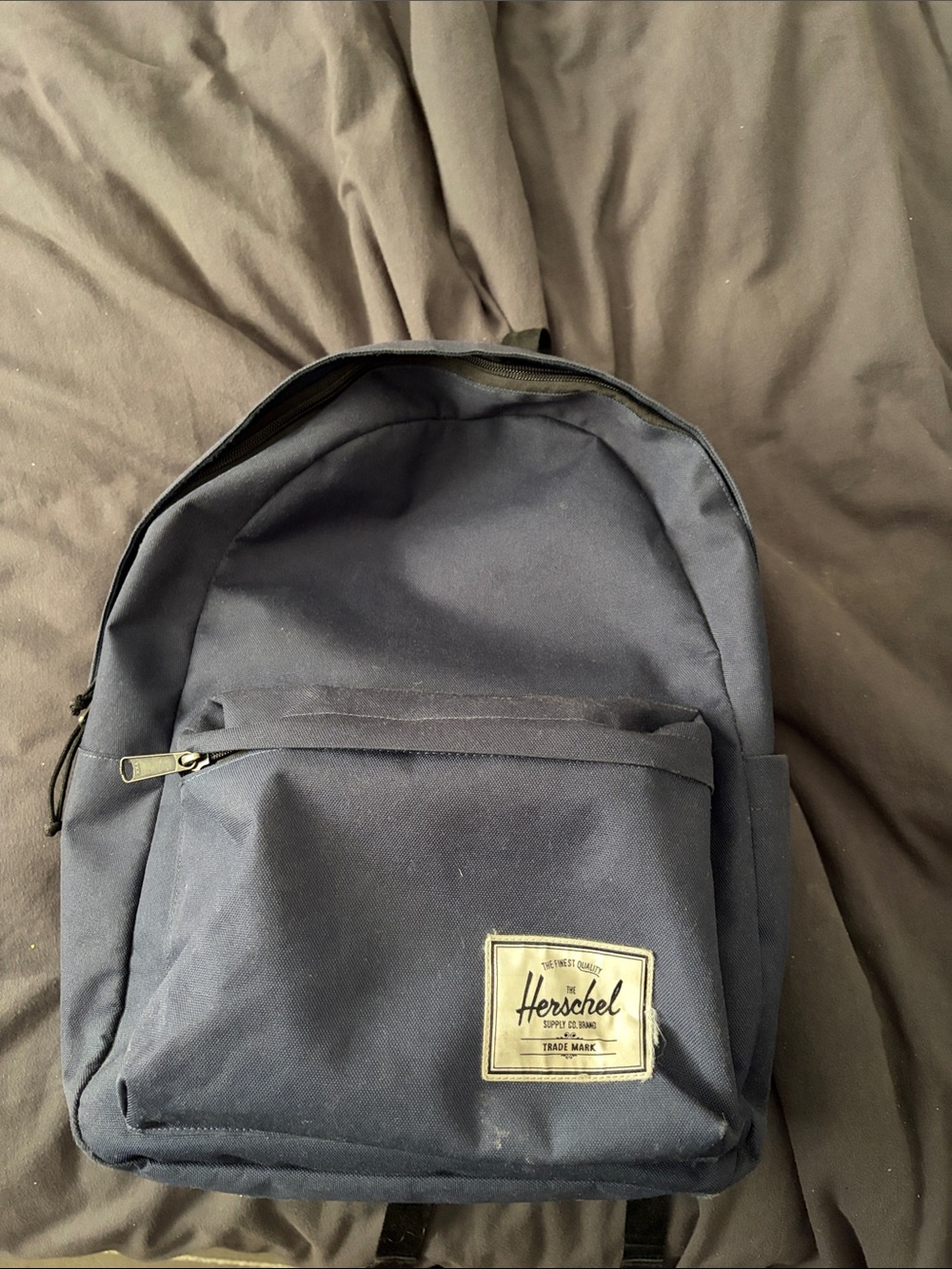 Herschel Supply Company Navy Classic Daypack with Front Pocket